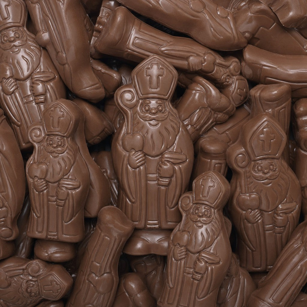 Saint-Nicolas Chocolat Lait 50g 14cm - De Schutter - 2kg