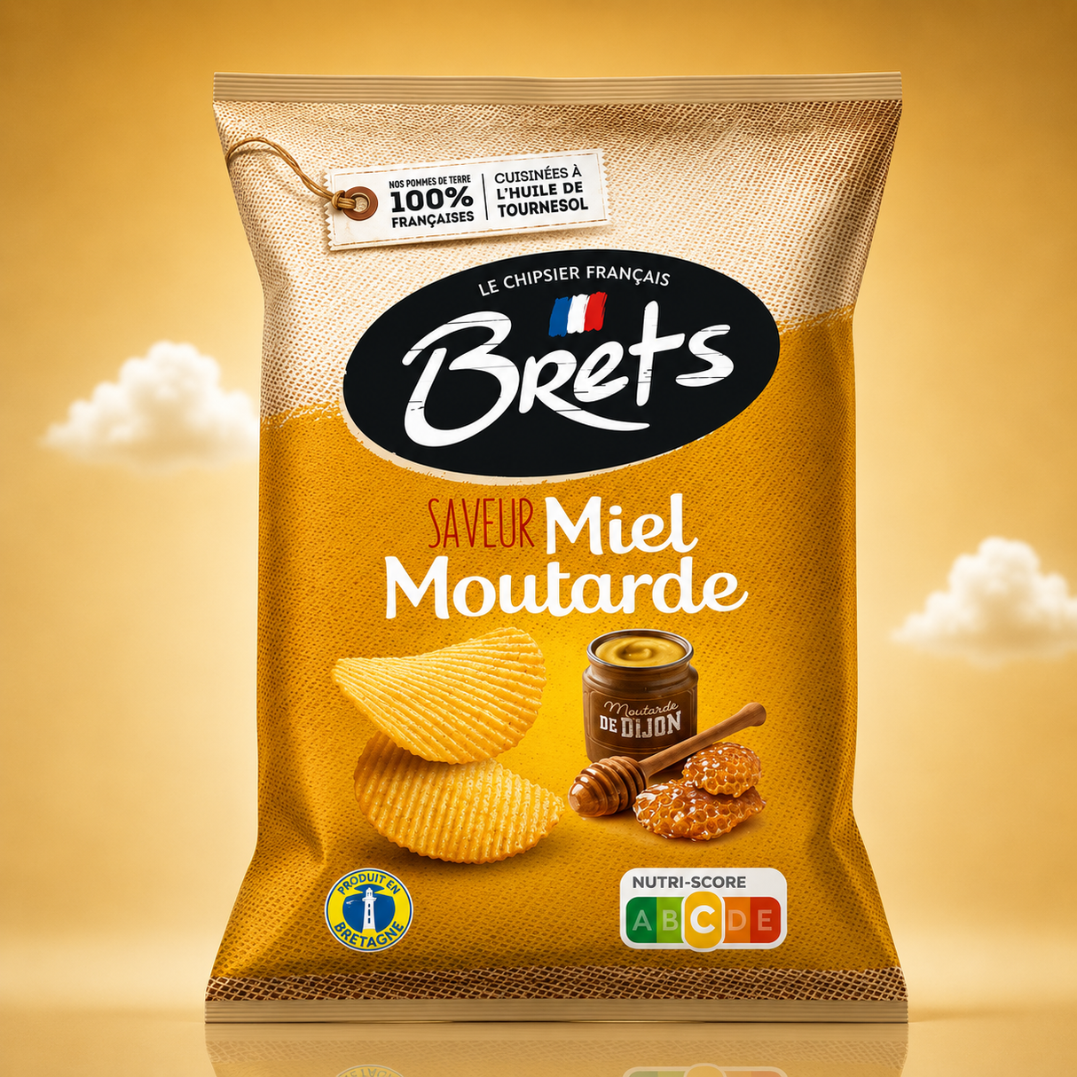 Brets Miel Moutarde 125g/10
