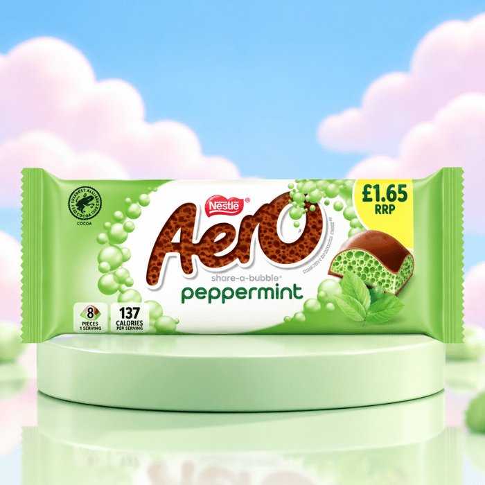 Aero Chocolat Menthe Poivrée - 90g x 15