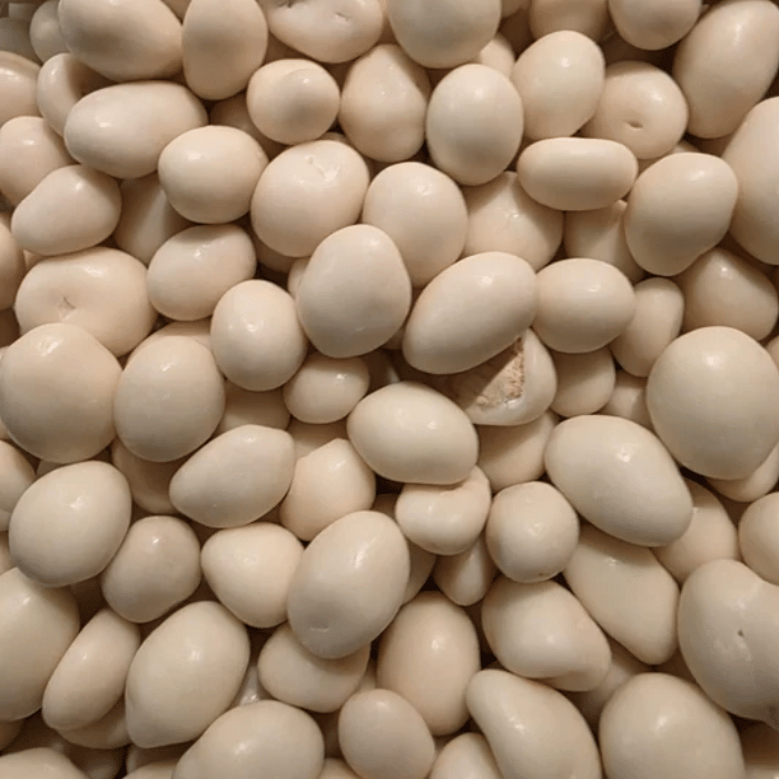 Cacahuètes Enrobées de Chocolat Blanc - 5kg