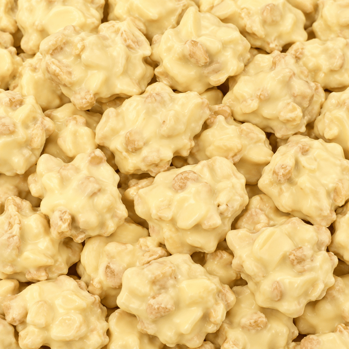 Rochers de Cacahuètes au Chocolat Blanc - 4kg