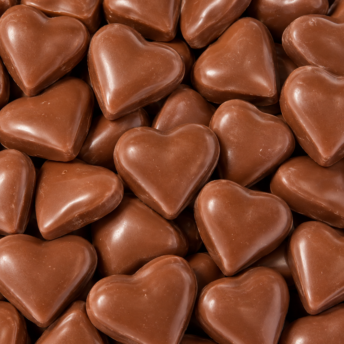 Coeurs en chocolat
