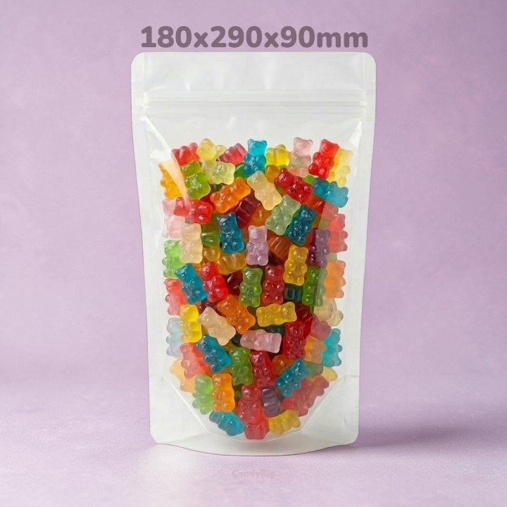 Sachet Doypack transparent 210x310x110mm - 2000ml - 1000pcs