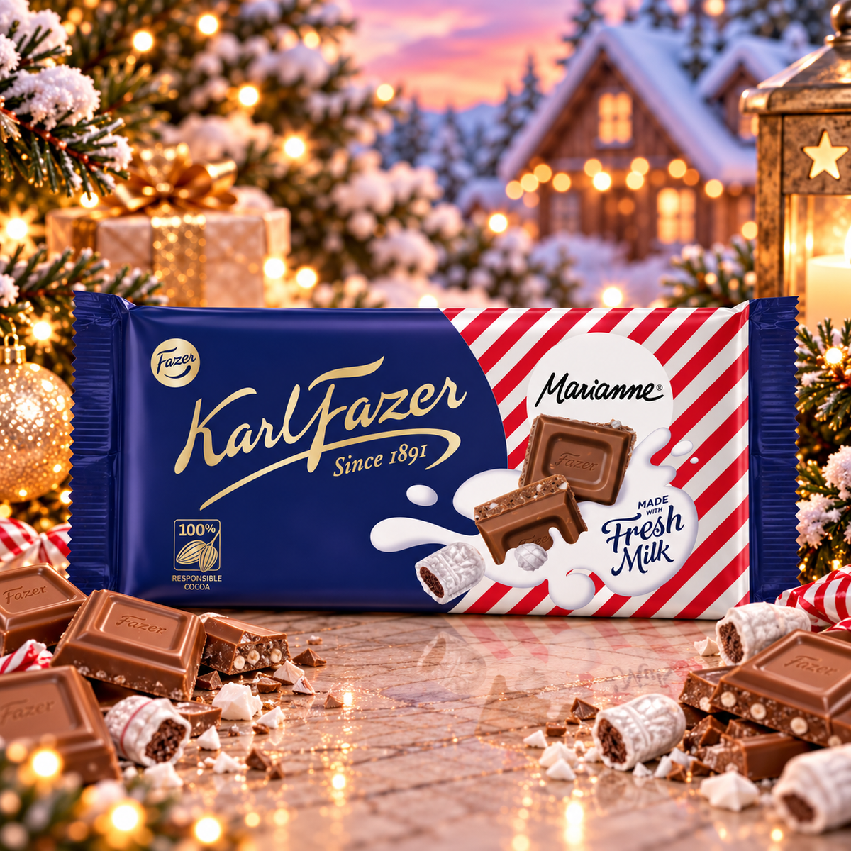 Karl Fazer Marianne tablette de chocolat