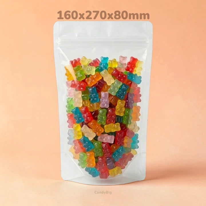 Sachet Doypack transparent 160x270x80mm - 750ml - 1000pcs