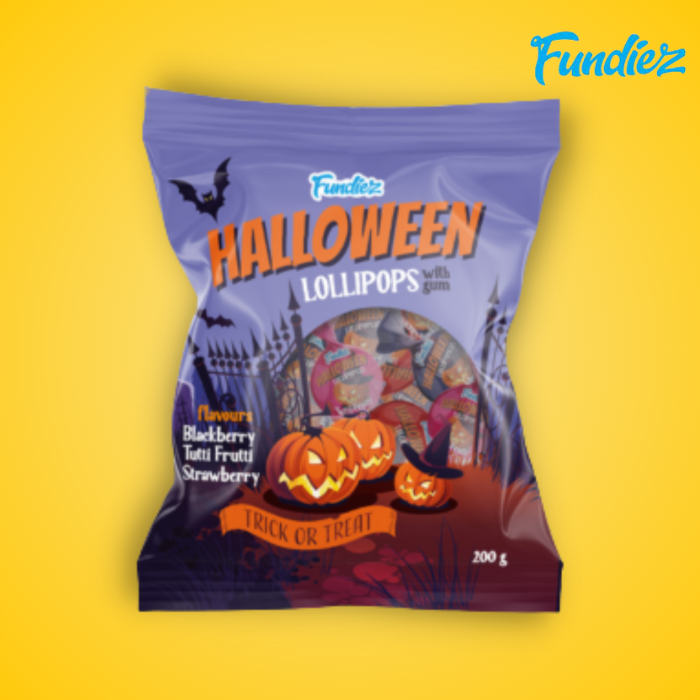 Halloween Gum Lollipop 30x200g