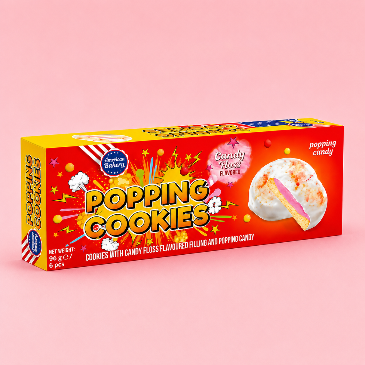 American Bakery - Popping Cookies 18x96g