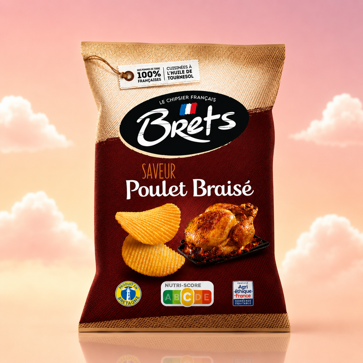 Brets Poulet Braisé 40gx18