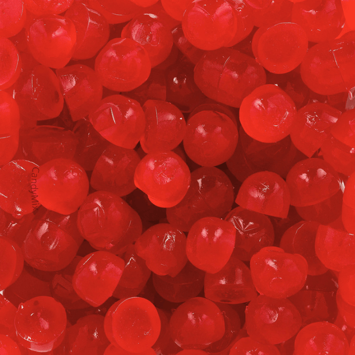 Perles Fraise lisses