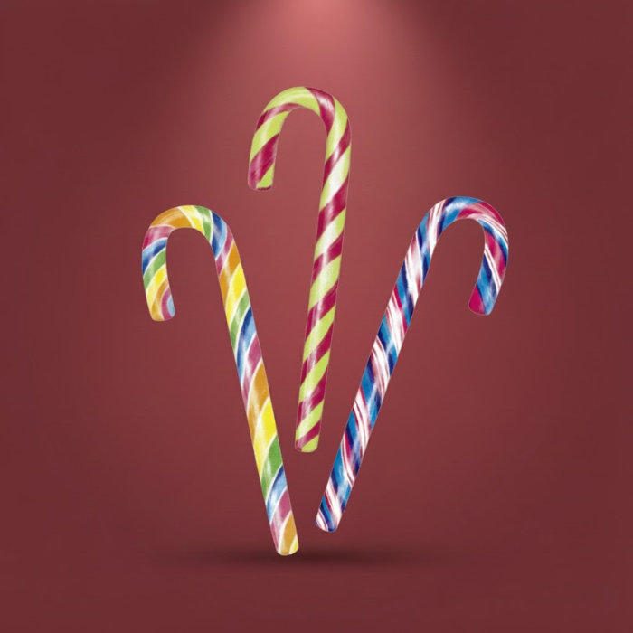 Candy Canes - Multicolor - 28g x 100 - 20/05/25