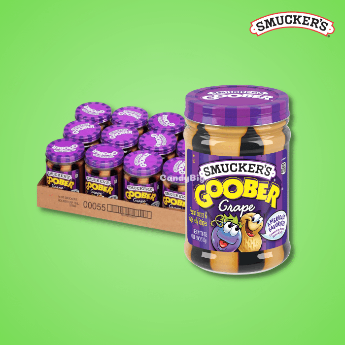 Smucker's Goober Grape | Anti-Gaspi (DDM dépassée) 12x340g