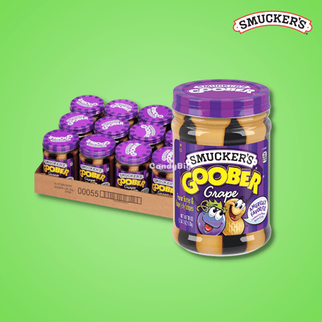 Smucker's Goober Grape | Anti-Gaspi (DDM dépassée) 12x340g