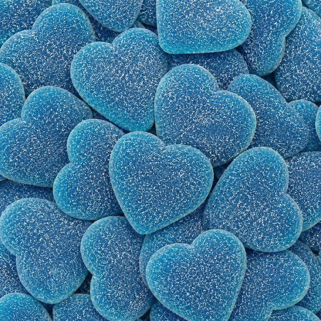 Coeur de framboise bleu géant