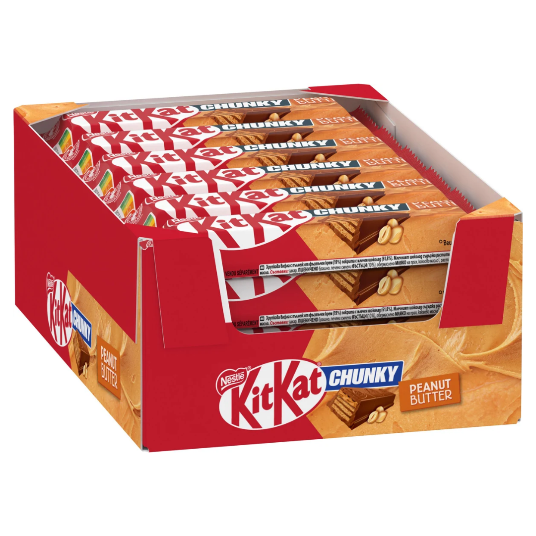 Kit Kat Chunky Chocolate Peanut Butter 24 x 42g