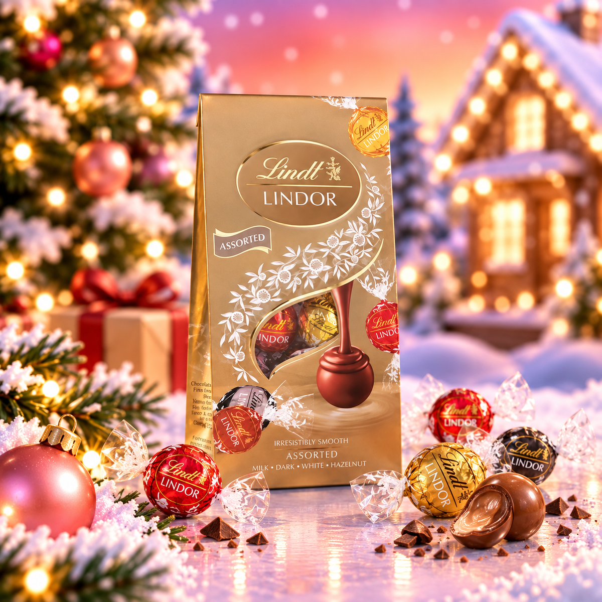 PRECO | Lindt LINDOR assorti - Chocolat - 1,48kg
