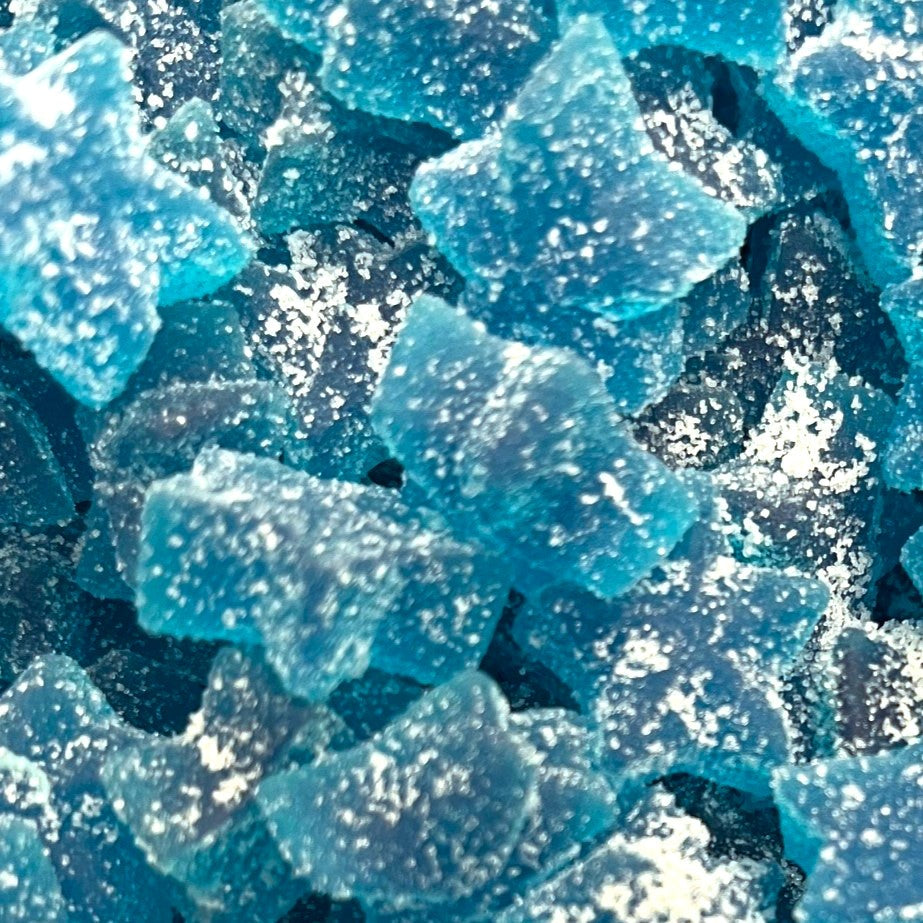 Etoiles bleues enrobées - Bonbons sans sucre - Minimelis