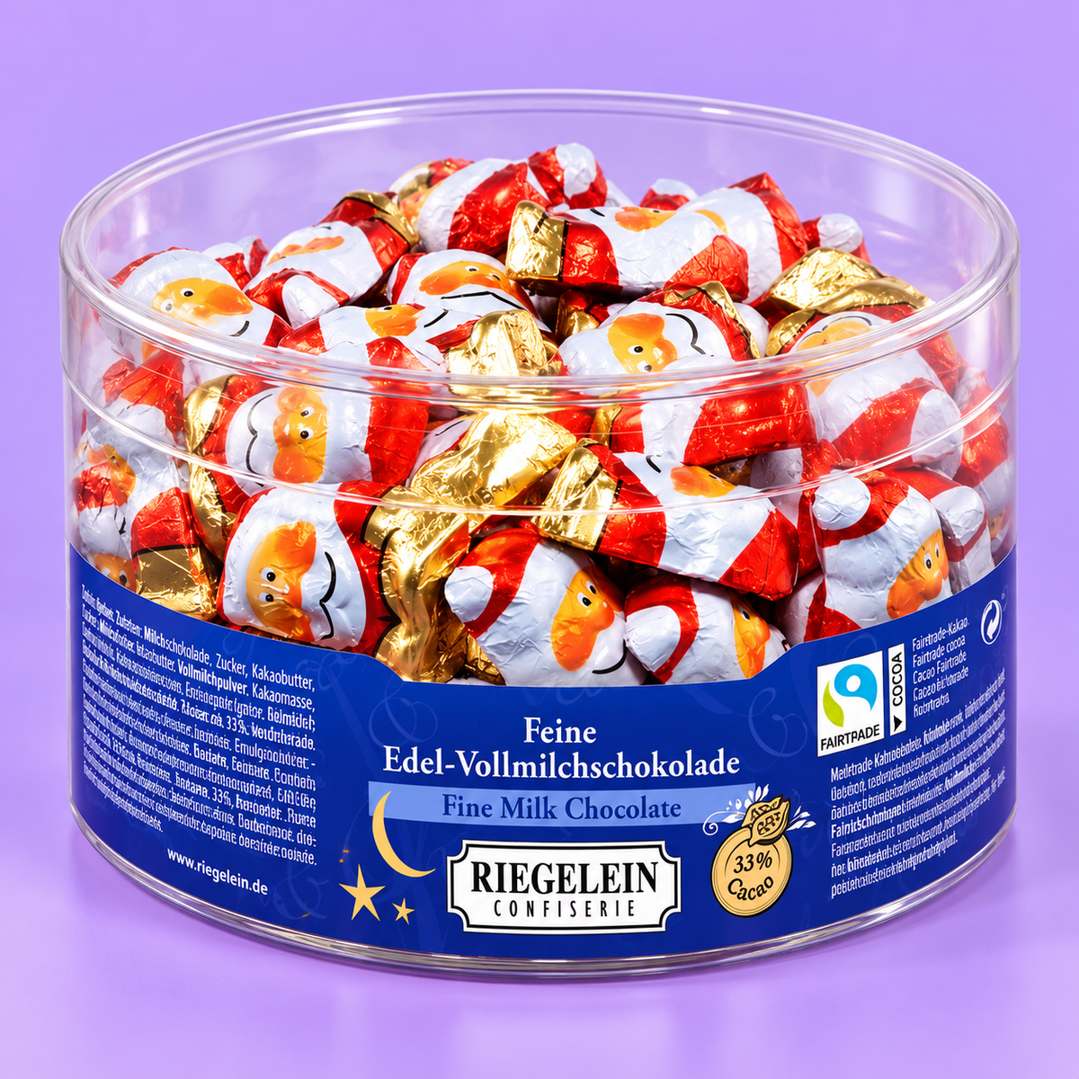 Mini Père Noël Chocolat au Lait 64x6g