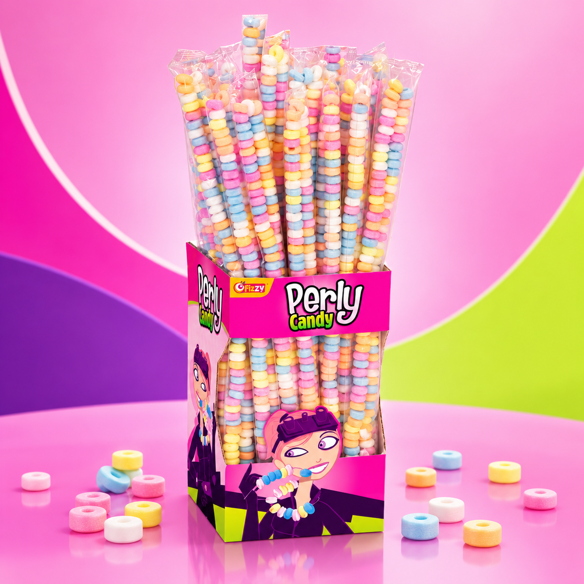 Perly Candy Fizzy 36x40g
