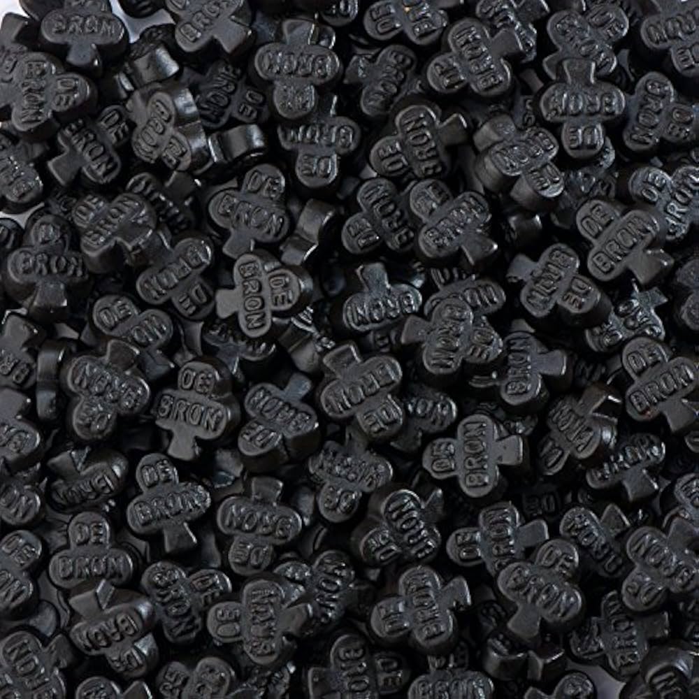 PRECO | Trèfles Réglisse Salée sans sucre - De Bron - 5x1kg
