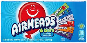 Airheads Bars Assorted 6 Pack