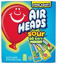 Airheads Bars Assorted Sour 60 Pack