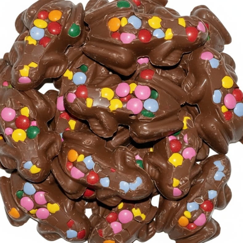 Grenouilles Choco Multicolores | Chocolats Suédois | 1,9kilos