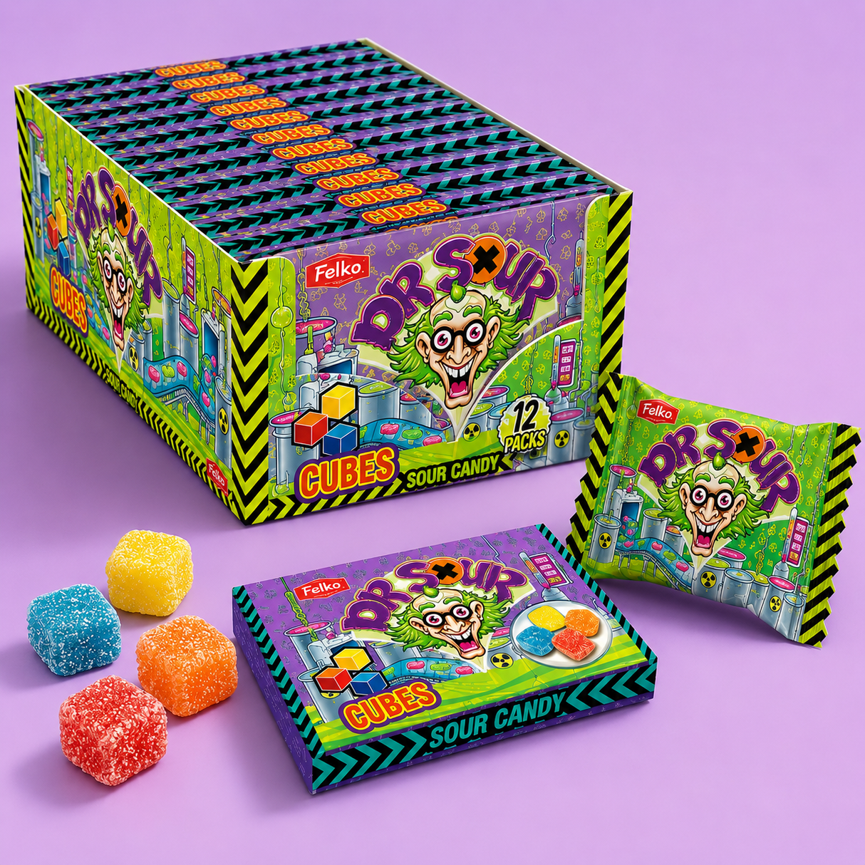 Cubes - Dr Sour - 12 x 90g