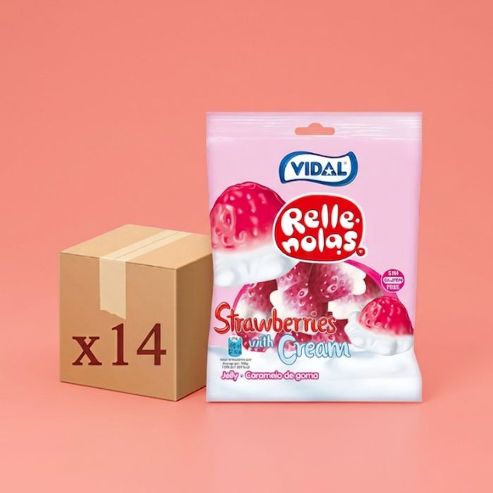Sachet Fraise et Crème - Vidal