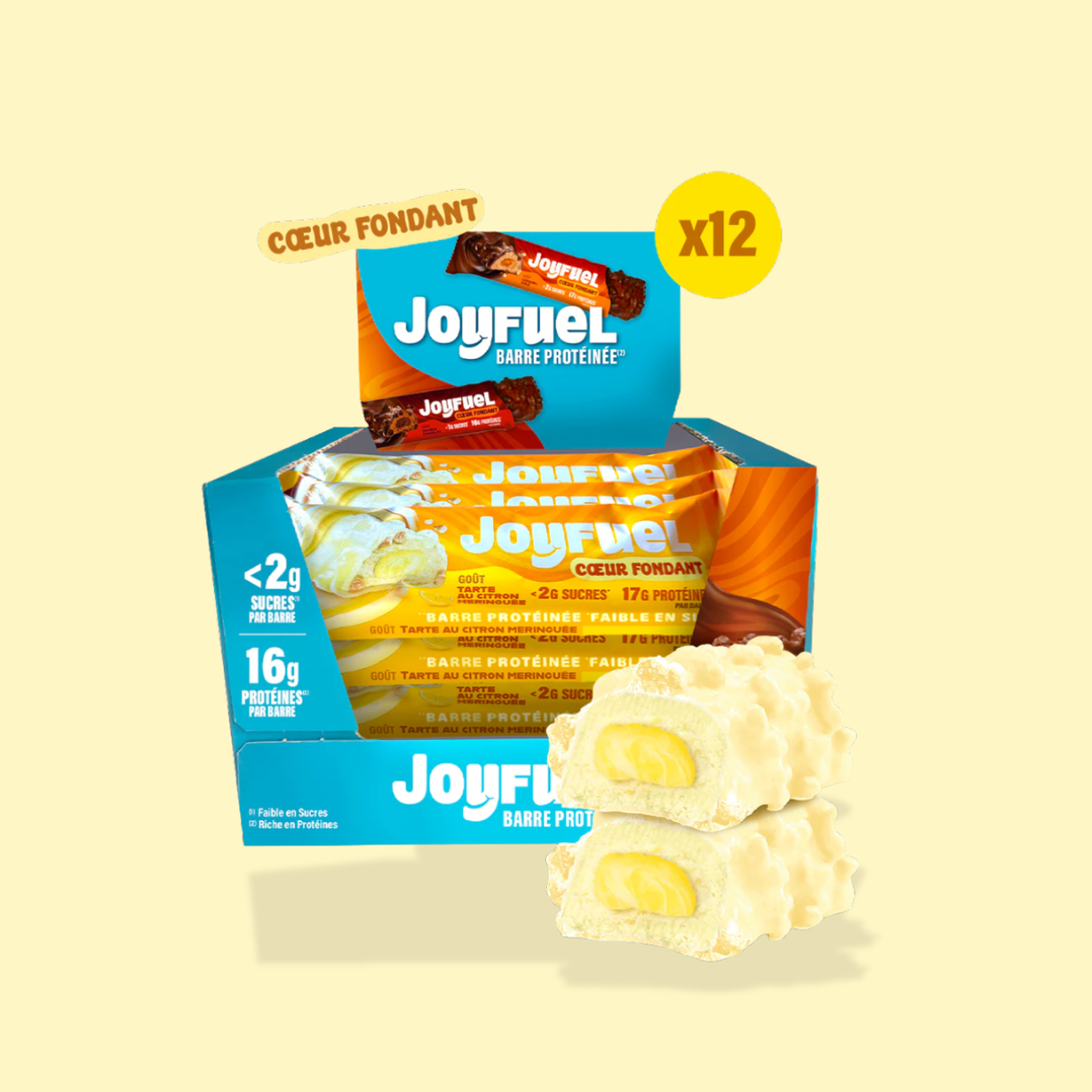 JOYFUEL BARRE CITRON 50G/12
