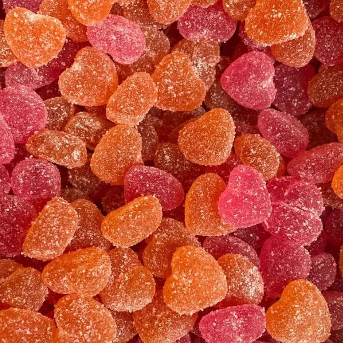 Mini Cœurs Pêche Sucrés | 1kg