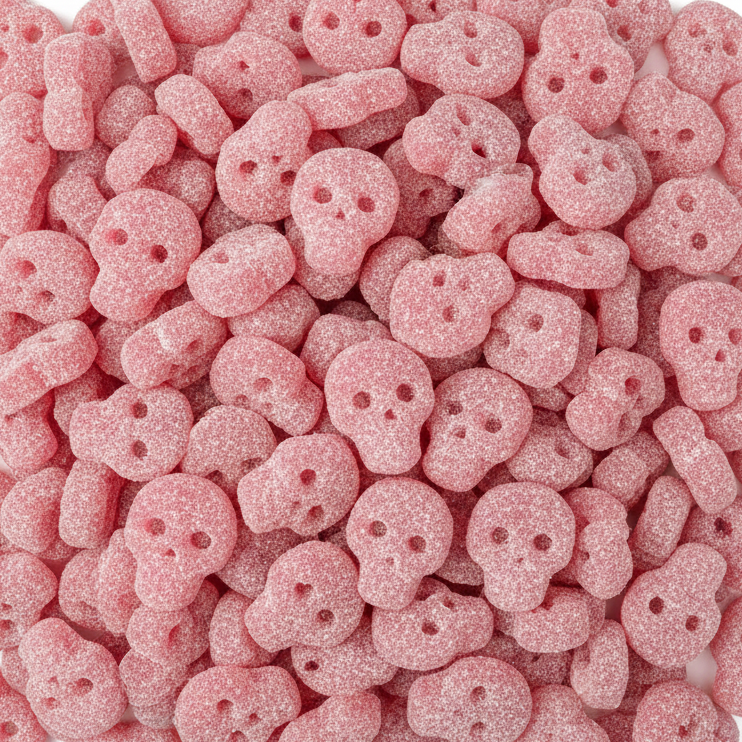 Crânes suédois Veggie Pinky | Bonbons Suédois | 2 kilos