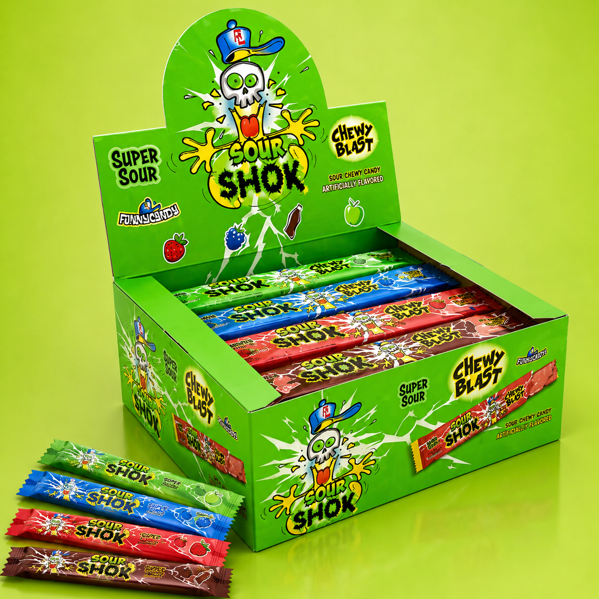 Sour Shok Chewy Blast 40p