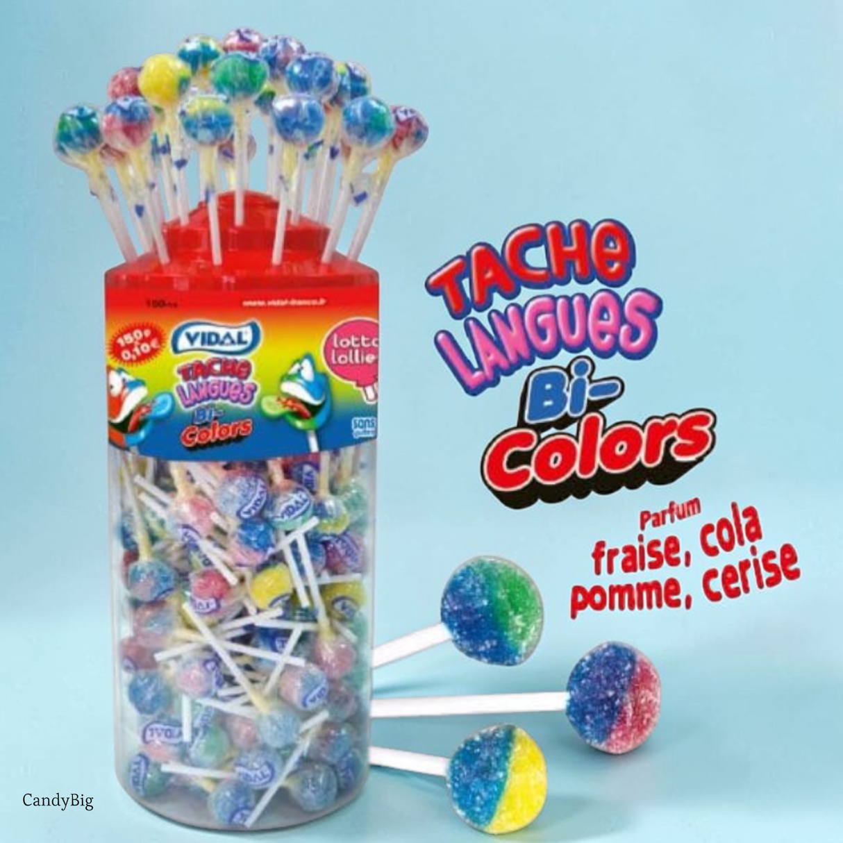 Sucette Tâche Langue Bicolors | 150p