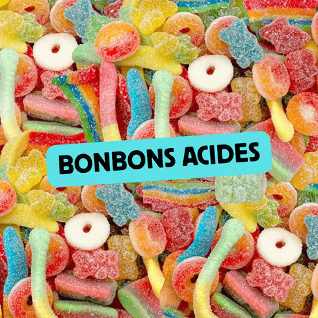 Bonbons acides en vrac