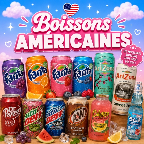 Boissons américaines | Précommande Juillet