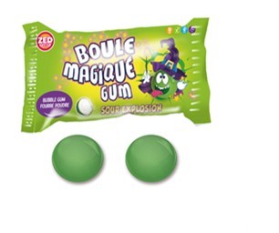 Boule magique gum sour explosion brabo x 100p