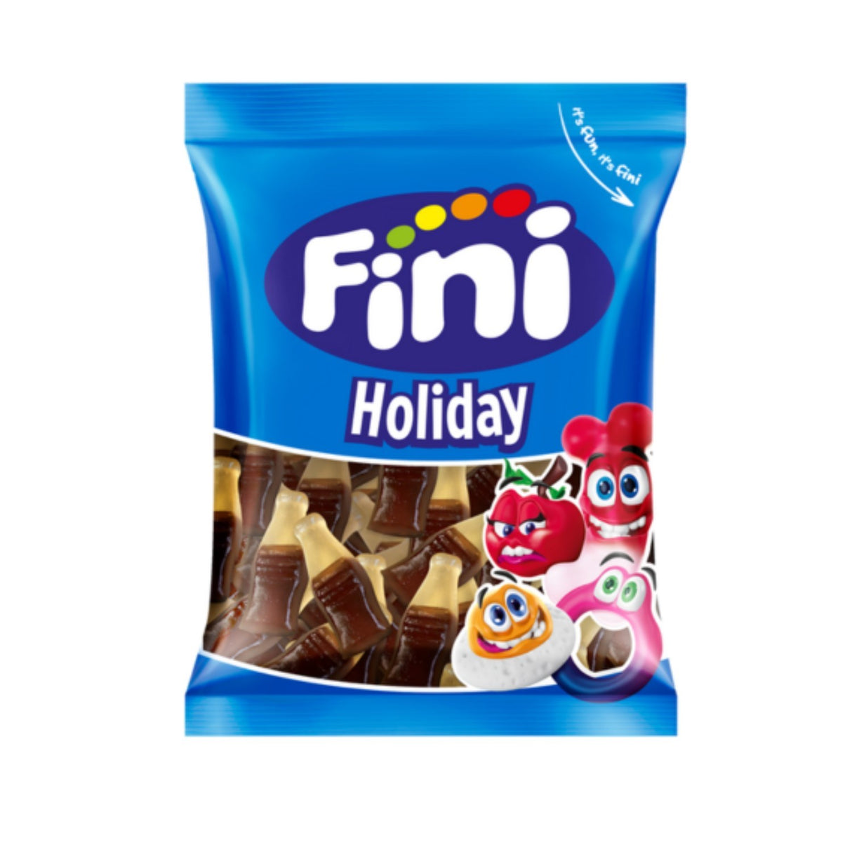 Bouteille cola lisse halal fini sachet 90g 12p