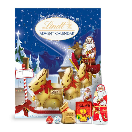 Lindt Christmas Chocolate Advent Calendar - Chocolat de Noël - 160g