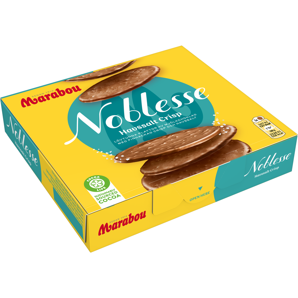 Noblesse sel de mer croustillant - Chocolat Suédois - 2,4kg