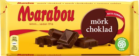 Marabou Chocolat noir - Chocolat Suédois - 3,24kg