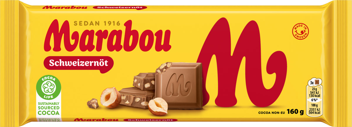 Marabou Noisettes suisses - Chocolat Suédois - 2,4kg