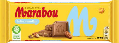 Marabou Amandes salées - Chocolat Suédois - 2,4kg