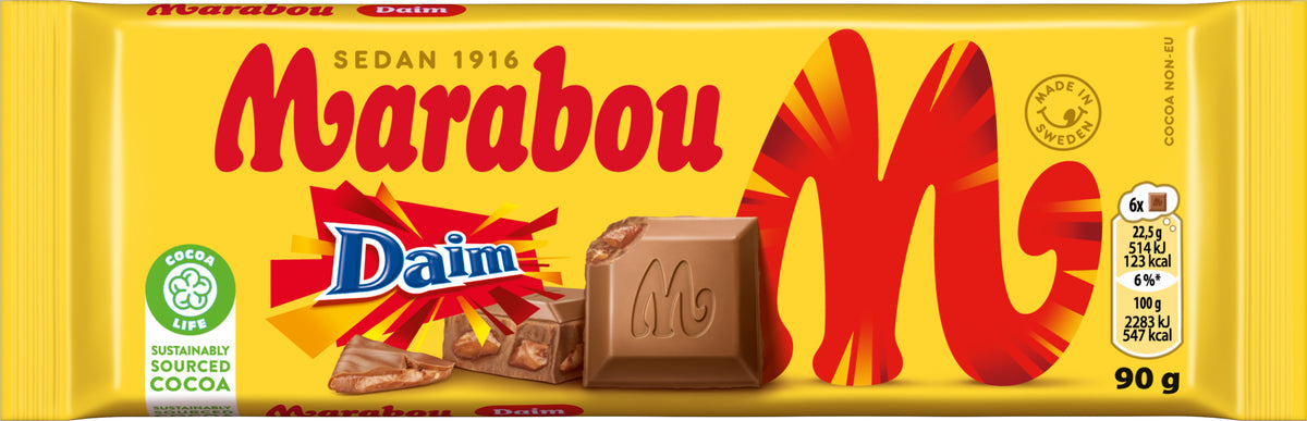 Marabou Daim - Chocolat Suédois - 2,16kg