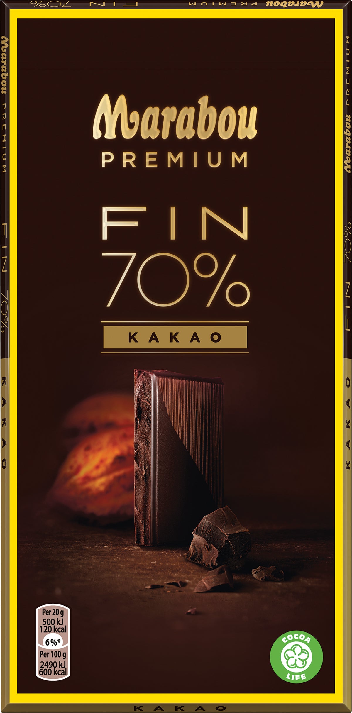 Marabou Premium 70% cacao - Chocolat Suédois - 2kg