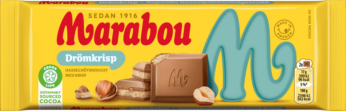 Marabou Drömkrisp - Chocolat Suédois - 2,2kg