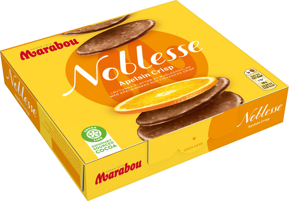 Noblesse orange - Chocolat Suédois - 1,8kg