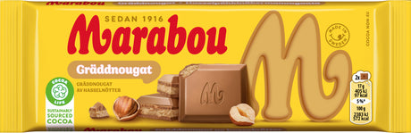 Marabou Nougat à la crème - Chocolat Suédois - 2,2kg