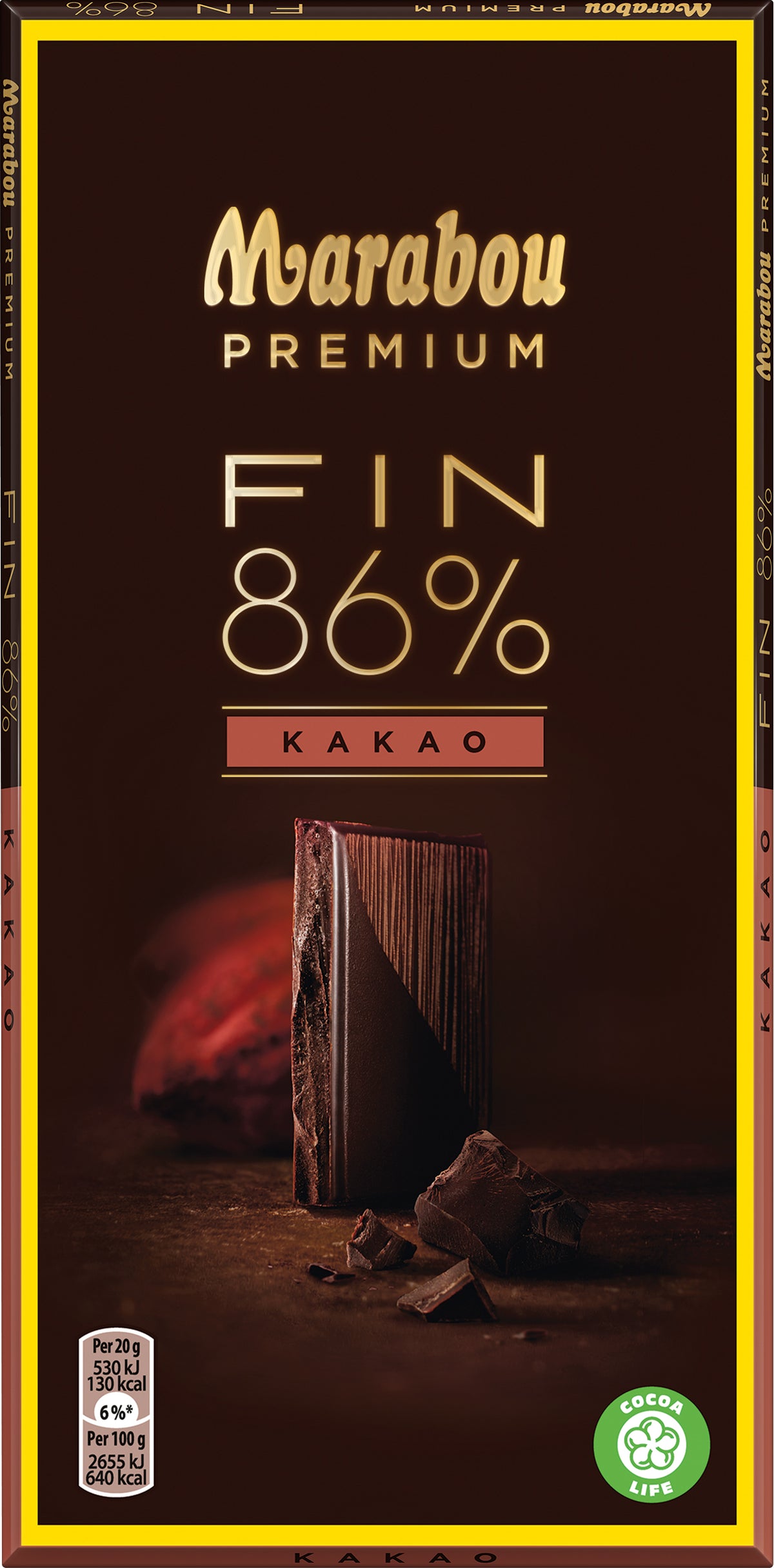 Marabou Premium 86% cacao - Chocolat Suédois - 2kg