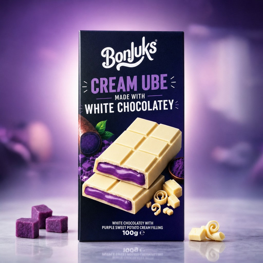 Bonjuks Crème Ube Violette - 100g x 24