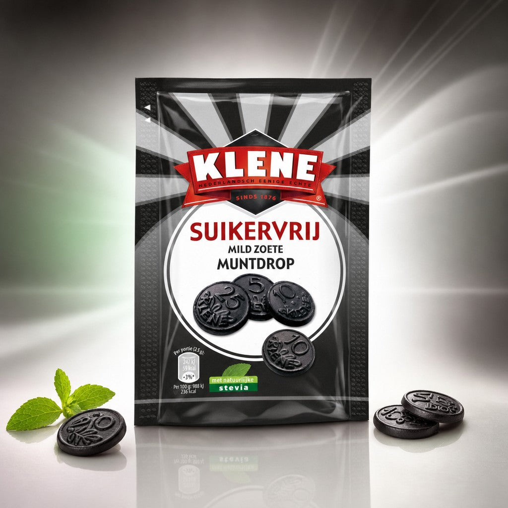 Réglisse Menthe à la Stévia sachets - Klene - 12x100g